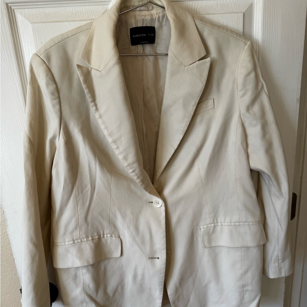 Babaton Cream Women's Blazer